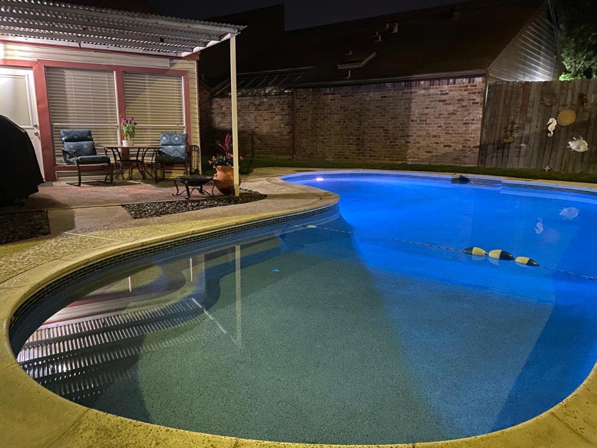 1976Houstongem Luminous Pvtpool & Hottub Dt20Mins For Lrg Families 6Beds 2Bath Villa Bagian luar foto