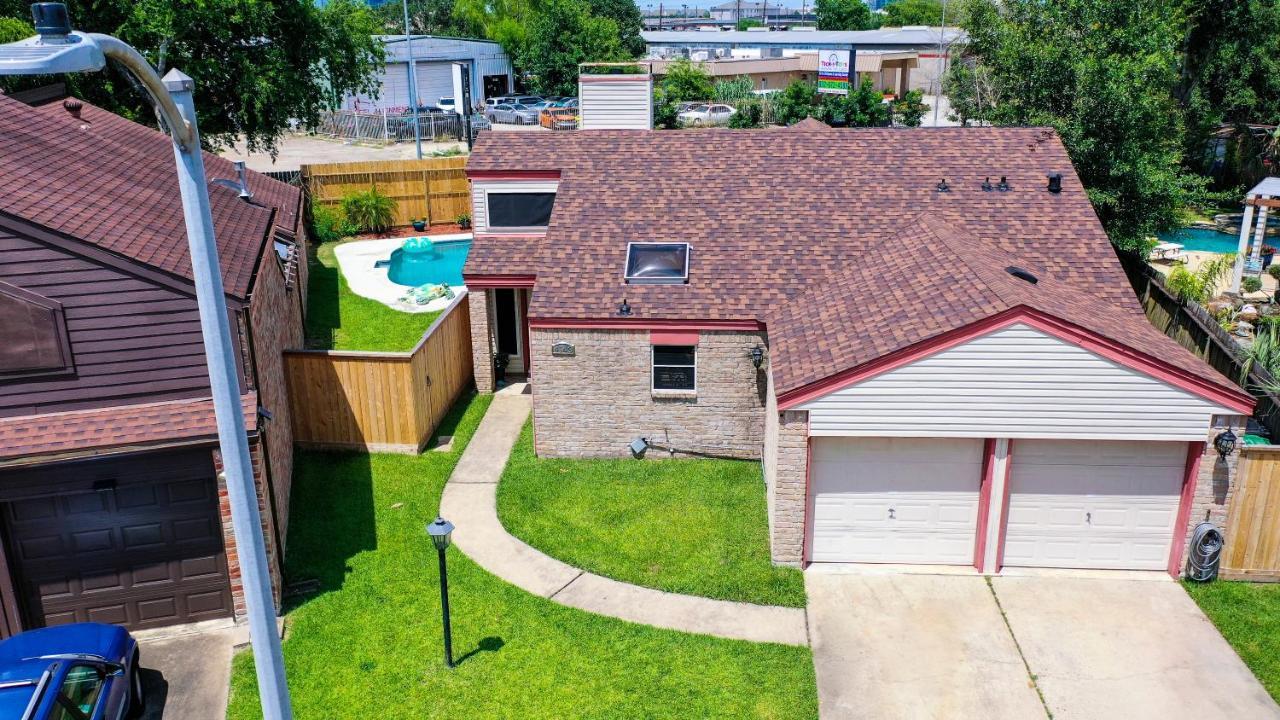 1976Houstongem Luminous Pvtpool & Hottub Dt20Mins For Lrg Families 6Beds 2Bath Villa Bagian luar foto